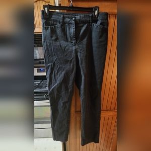 SIZE 4 Womans Jones New York Black Dress Pants